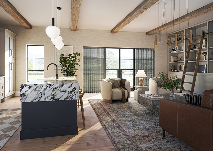 Tucson Voile, Zinc - Made to Measure Curtains - Image 8